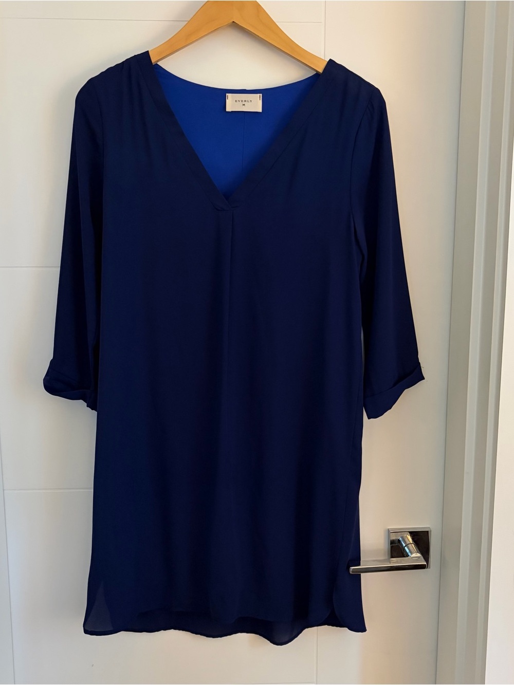 Royal Blue Shirt Dress